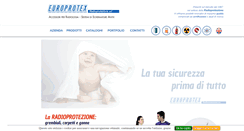 Desktop Screenshot of europrotex.it